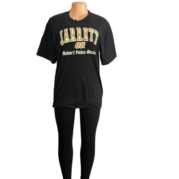 3/$30 🍂 Chase Authentics Dale Jarrett No. 88 Black Short Sleeve Shirt - Picture 3 of 8